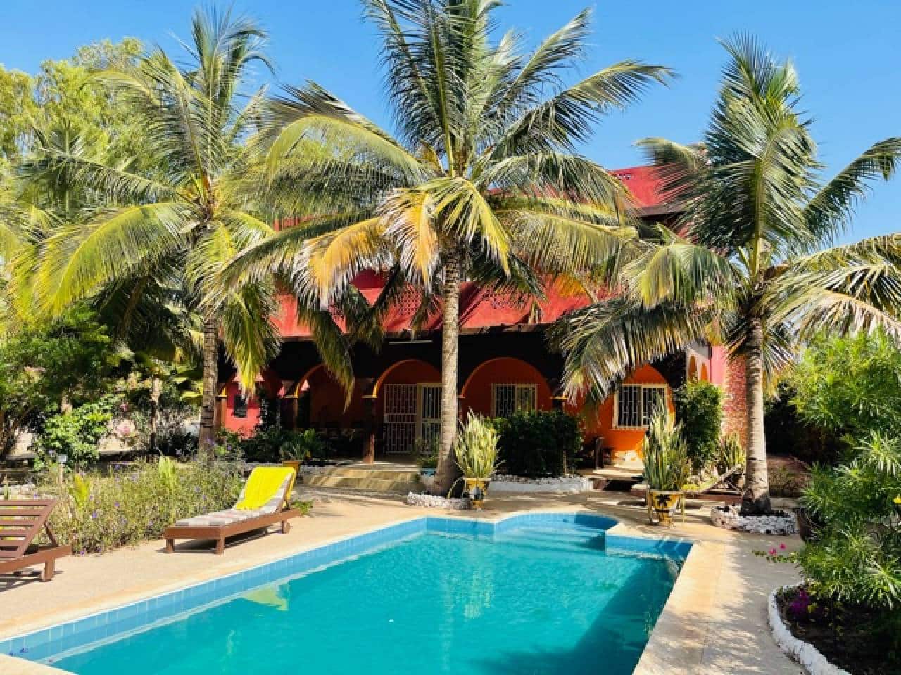 Villa de charme avec piscine pour de la location à Saly au Sénégal
