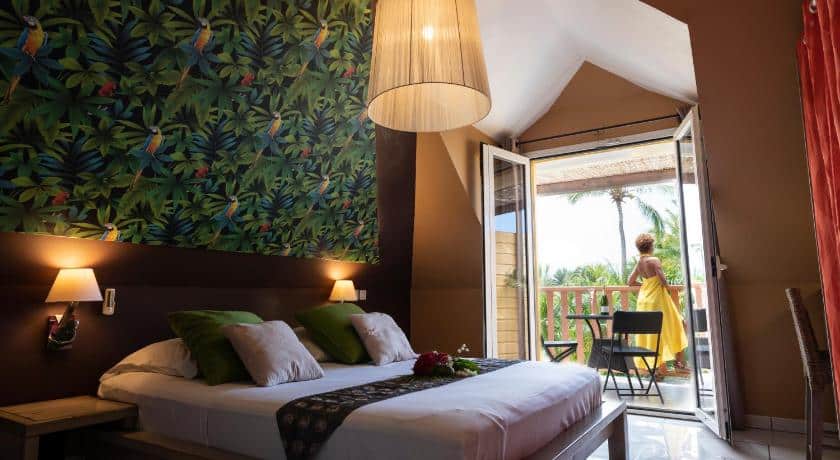 Une chambre tout confort de l'Hôtel Les Bougainvillées à Saly au Sénégal