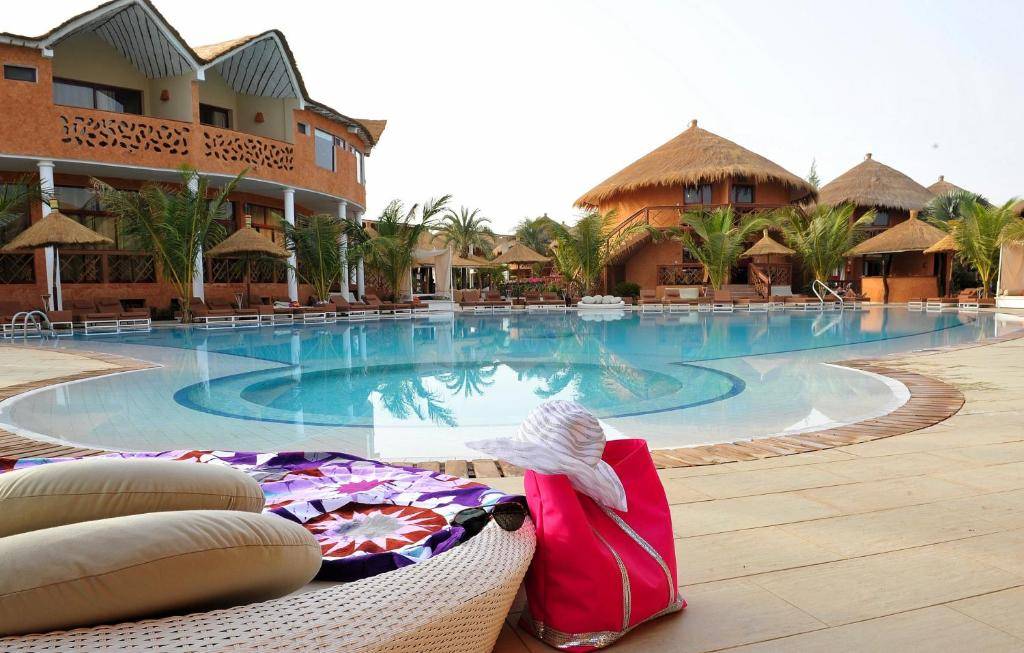 La piscine du Lamantin Beach Spa Hotel Saly au Sénégal