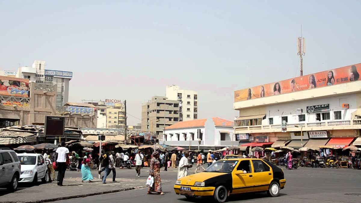 Marché de Sandaga dans le quartier Dakar Plateau