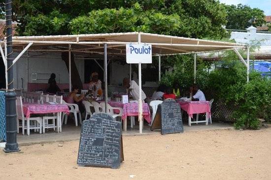 restaurant chez poulot sur l'île de Gorée au Sénégal