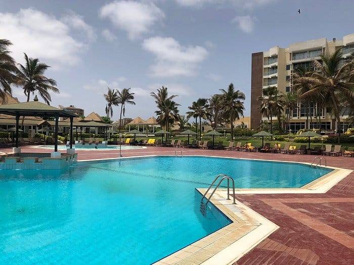 Piscine de l'hôtel King Fahd Palace aux Almadies Dakar Sénégal