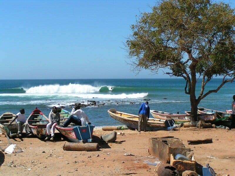 Vue dur mer de Ouakam à Dakar Sénégal