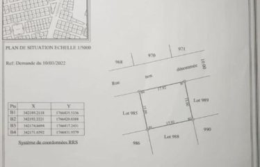 SAINT-LOUIS : Terrain 431 m² à vendre