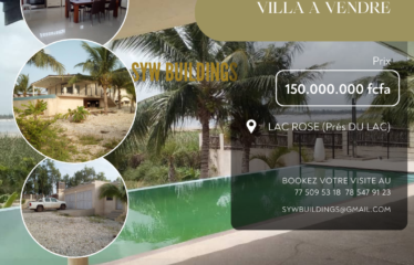 LAC ROSE : Villa 3 Chambres à vendre