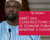 Arrêt des constructions sur le Domaine Public Maritime à Dakar
